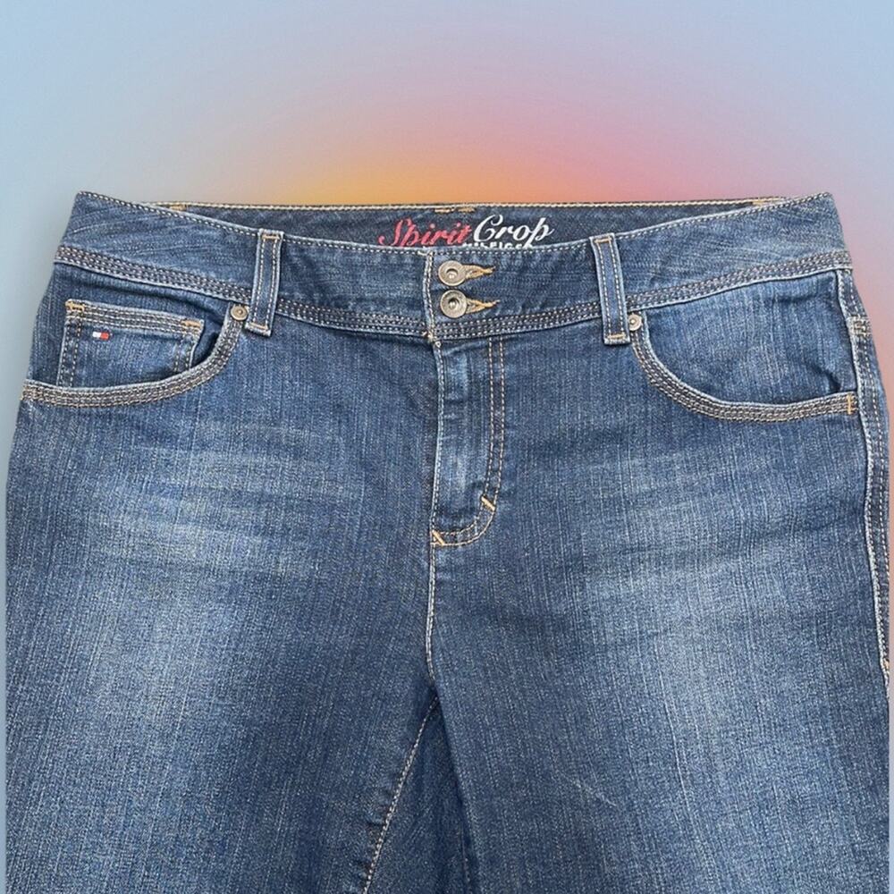 TOMMY HILFIGER Women’s 12 SPRIT CROP Blue Jeans